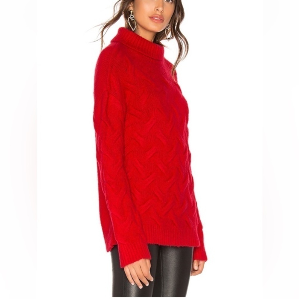Endless Rose Chunky Knit Red sweater | Small - Picture 3 of 7